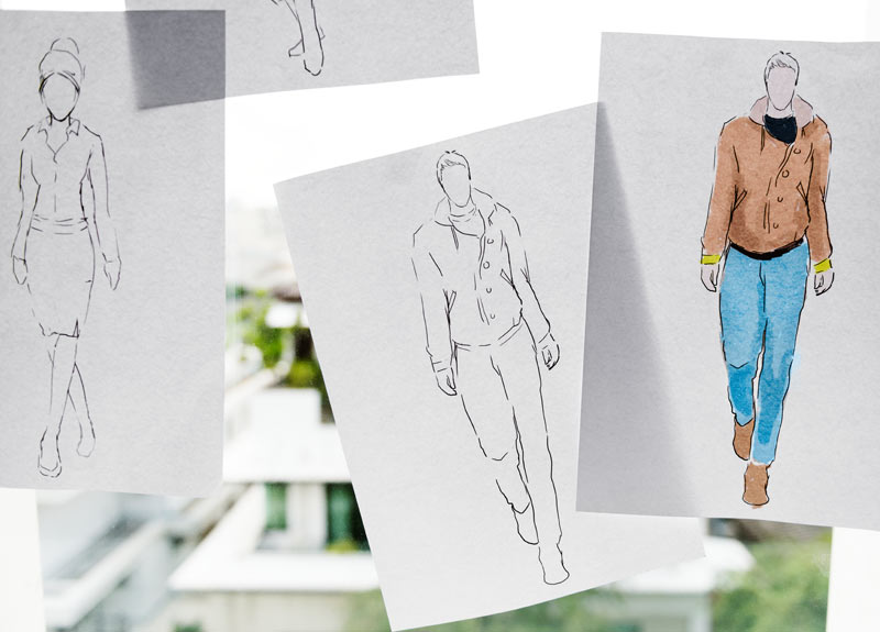 Learn the basics of fashion illustration and visualise your ideas